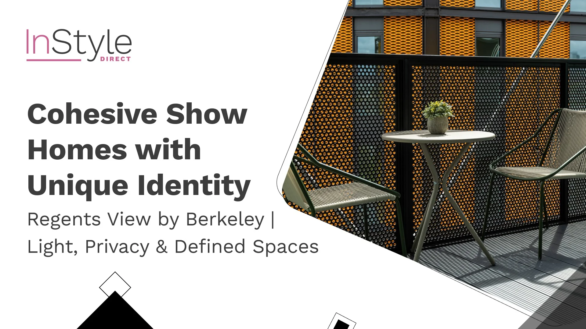 Cohesive Show Homes with Unique Identity | Regents View by Berkeley | Light, Privacy & Defined Spaces