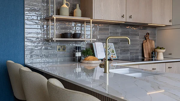 Open plan dining area furnished by InStyle Direct