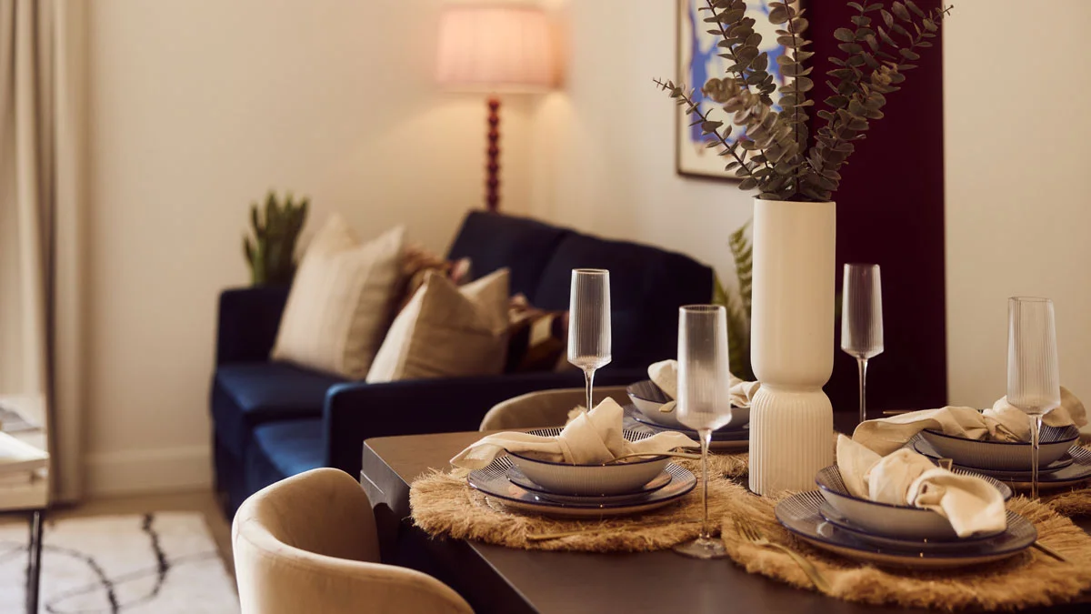 London apartment furniture package before and after transformation